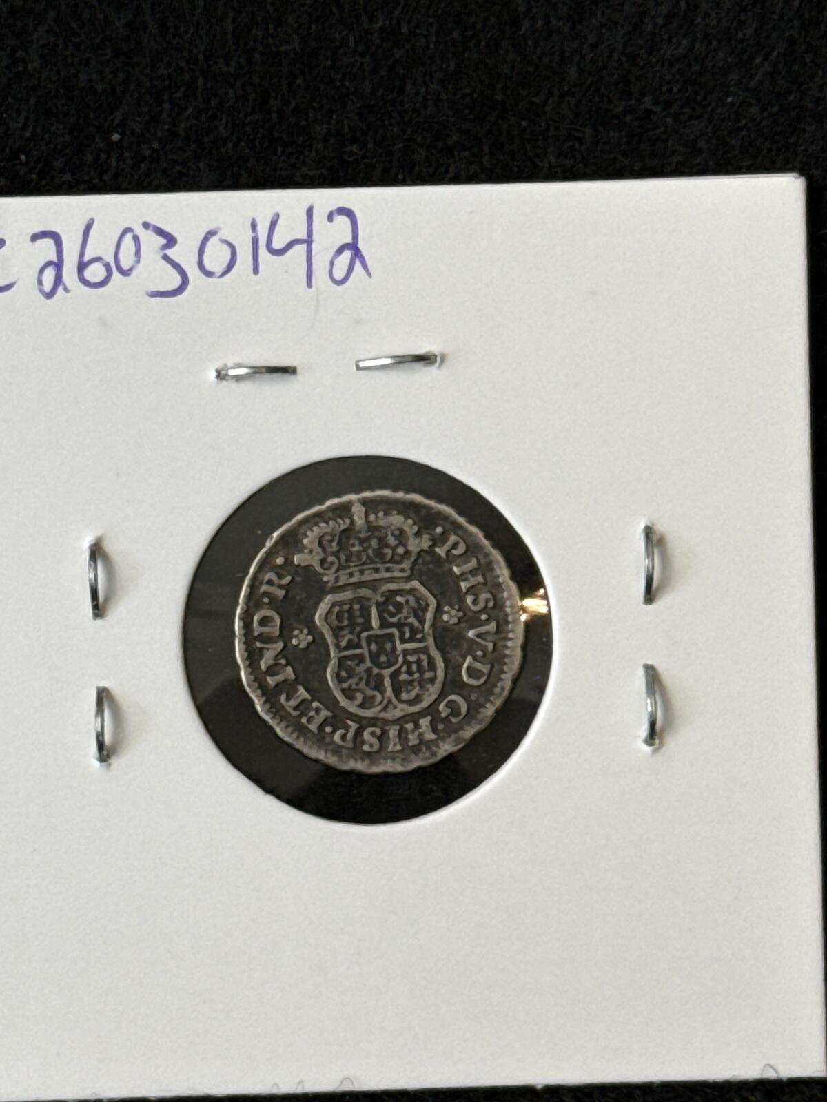1746 M Mexico (Spanish Colonies) 1/2 Real - KM66 - XF - .917 Silver - FC26030142
