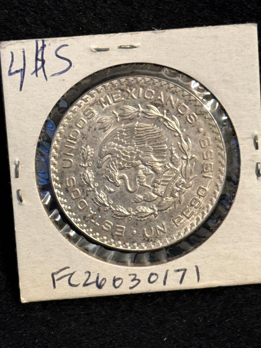 1959 Mexico 1 peso .100 silver - FC26030171