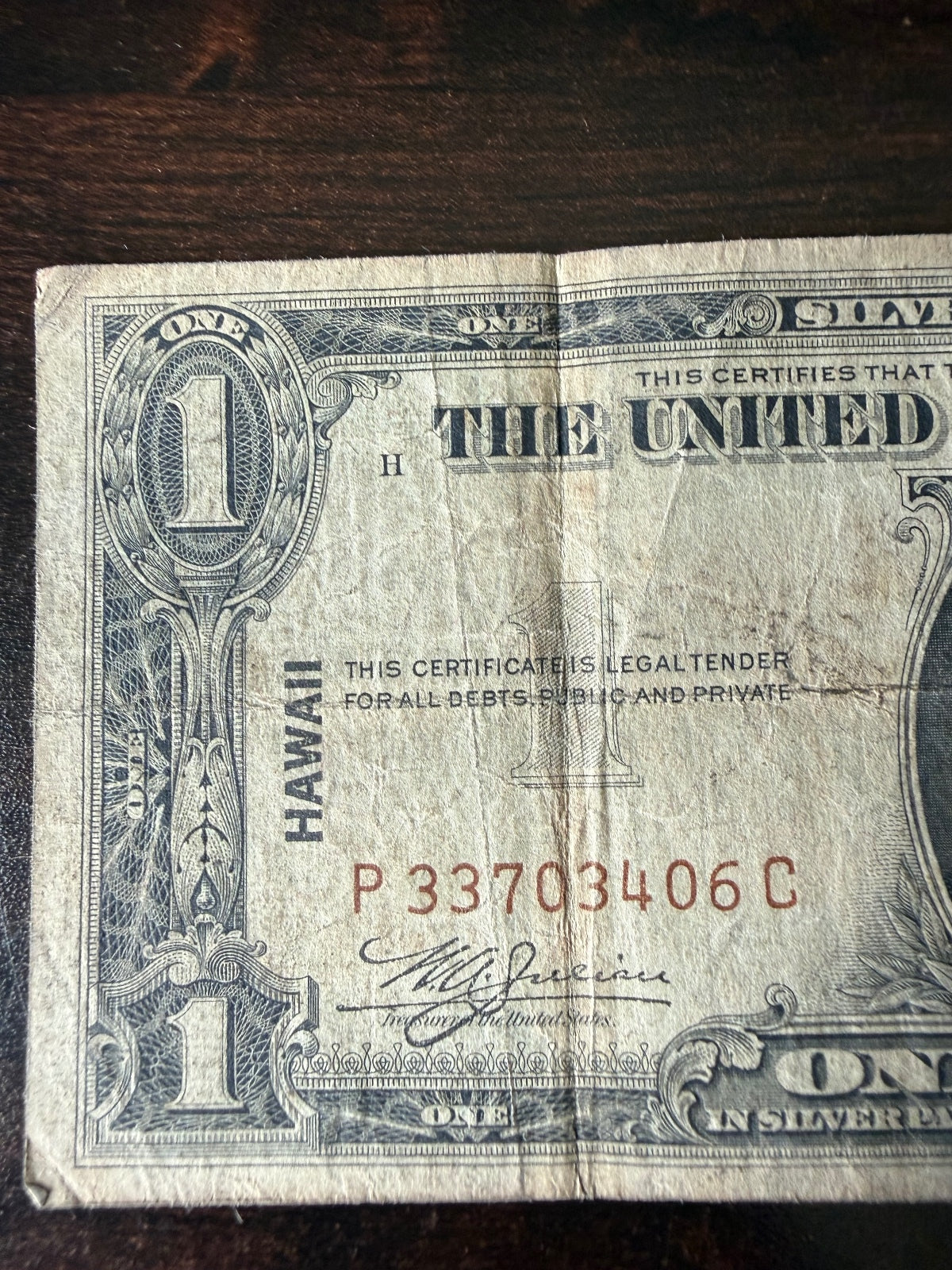 Series 1935A $1 Hawaii Emergency Issue Silver Certificate - 2189