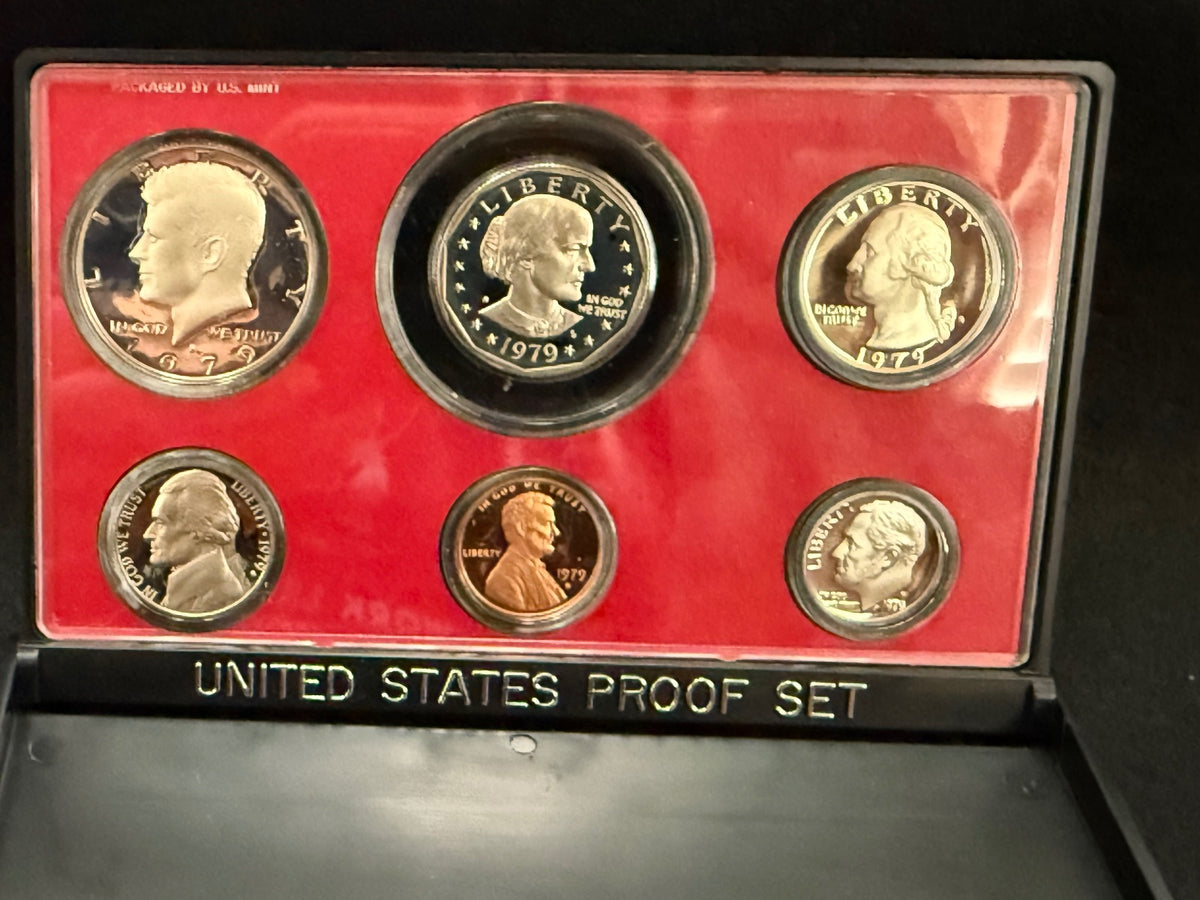 1979 United States Mint Proof Set OGP Original Box Complete 6 Coin Set – alternate product view 3 of 6