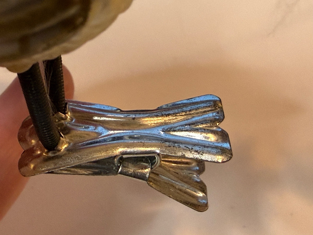 Vintage German Glass Turkey Ornament Clip-On Feather Tail 1950s – alternate product view 9 of 11