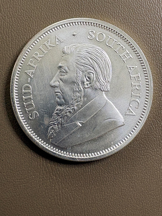 2025 South Africa 1 oz Silver Krugerrand .999 Fine Silver 1 Rand BU Coin – alternate product view 2 of 2
