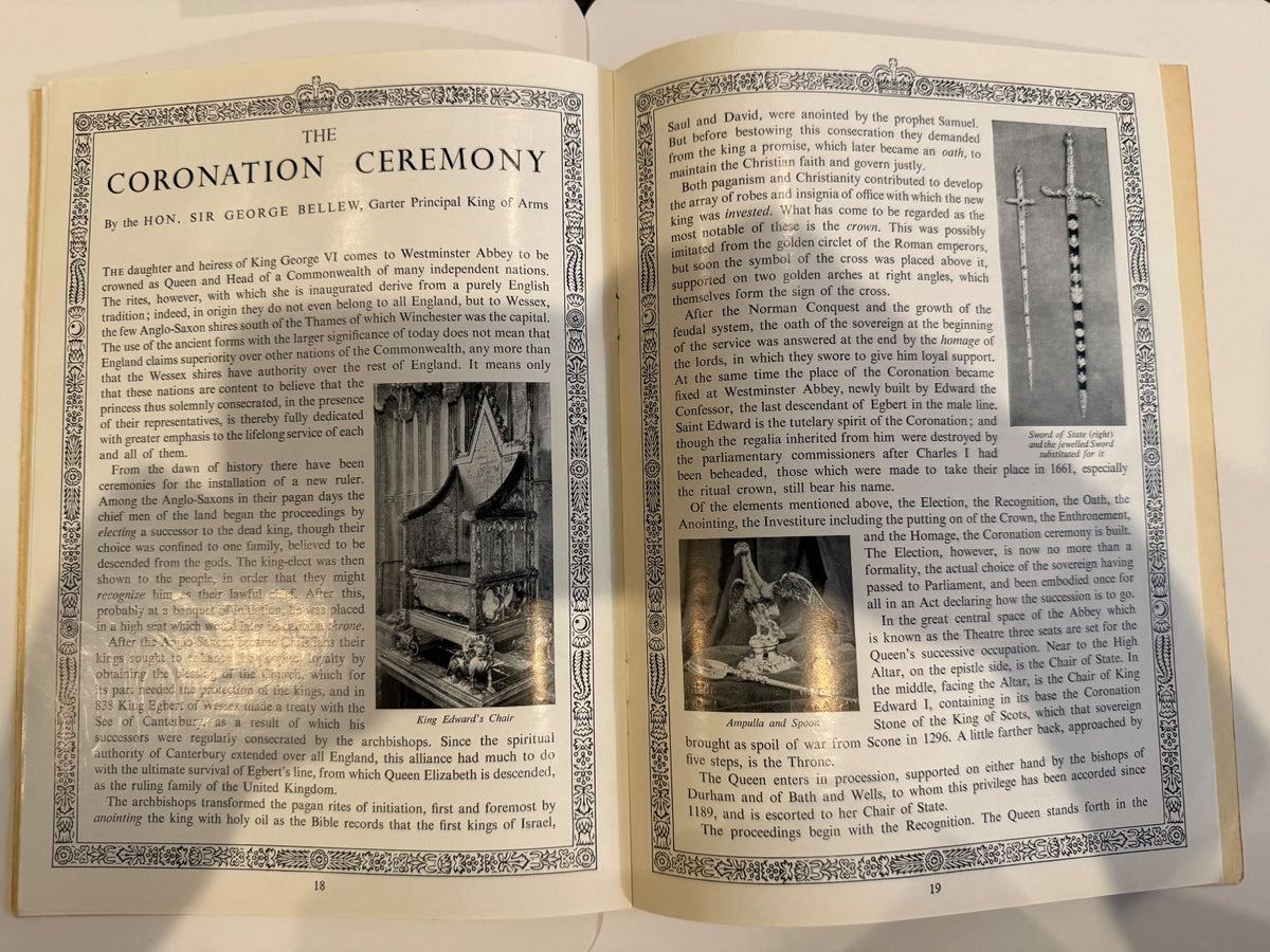 1953 Queen Elizabeth II Coronation Official Souvenir Program – alternate product view 8 of 10