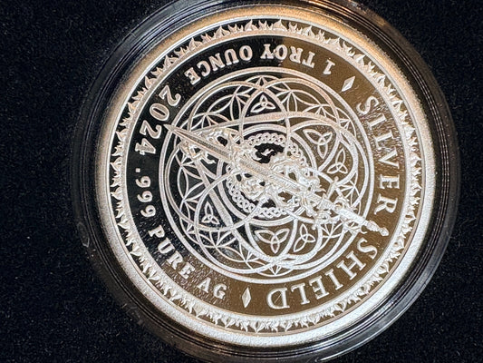 2024 Silver Shield King Dollar 1 oz .999 Silver Proof COA 88/386 – alternate product view 2 of 3