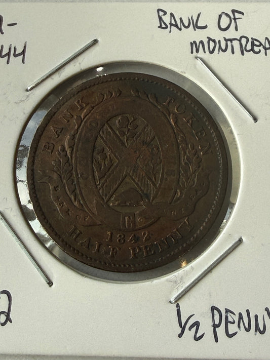 1842 Bank of Montreal Collectible – Reverse Hole — product photograph 2