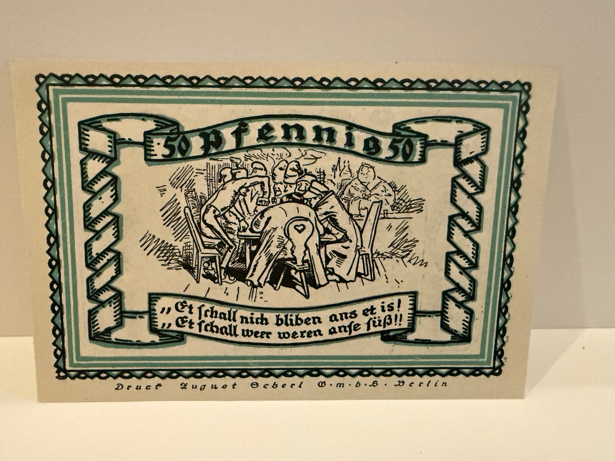 1921 Germany Stolzenau Weser Notgeld Lot 7 Notes 50 & 75 Pfennig - 28 – alternate product view 3 of 14