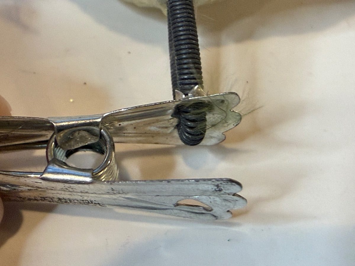 Vintage German Glass Turkey Ornament Clip-On Feather Tail 1950s – alternate product view 8 of 11