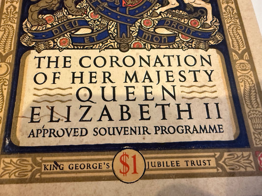 1953 Queen Elizabeth II Coronation Official Souvenir Program – alternate product view 2 of 10