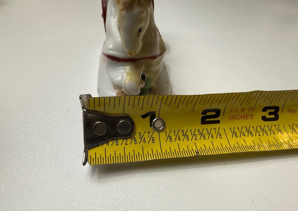 Vintage Occupied Japan Horse Carriage Figurine Hand Painted Porcelain – alternate product view 9 of 9