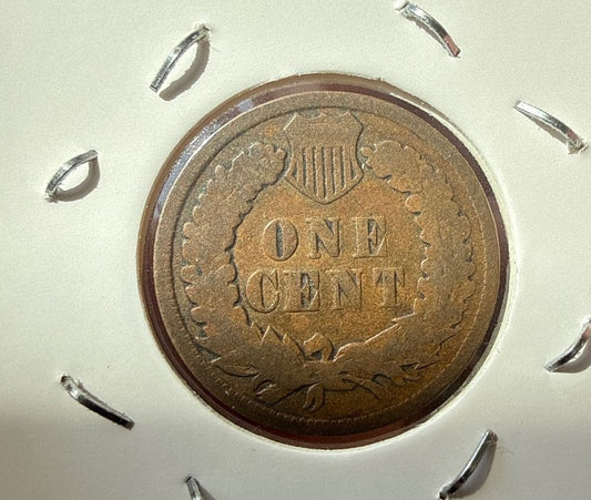 1889 Indian Head Cent – U.S. One Penny (1624) — product photograph 2