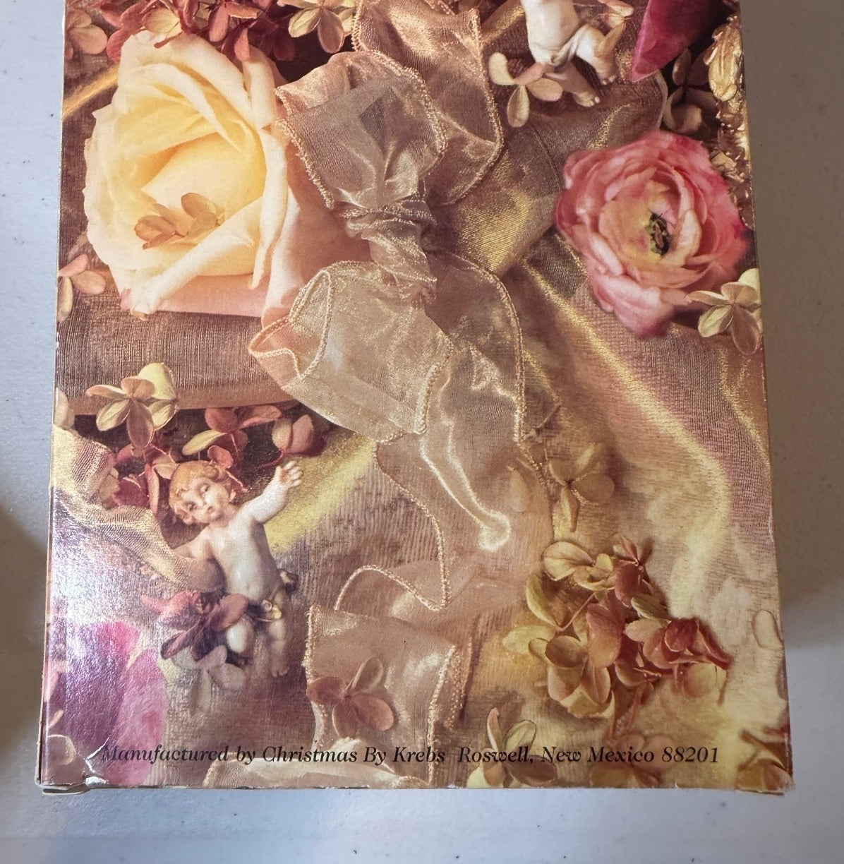 Vintage Krebs Renaissance Glass Ornaments Set 6 Pink Pearl Original Box – alternate product view 10 of 11