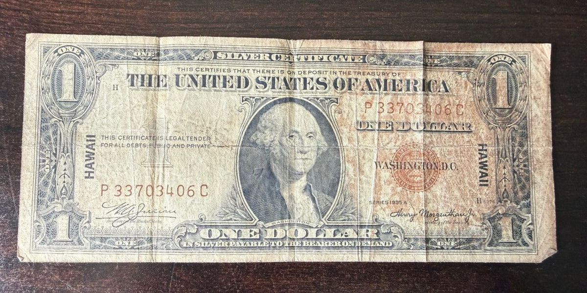 Series 1935A $1 Hawaii Emergency Issue Silver Certificate - 2189