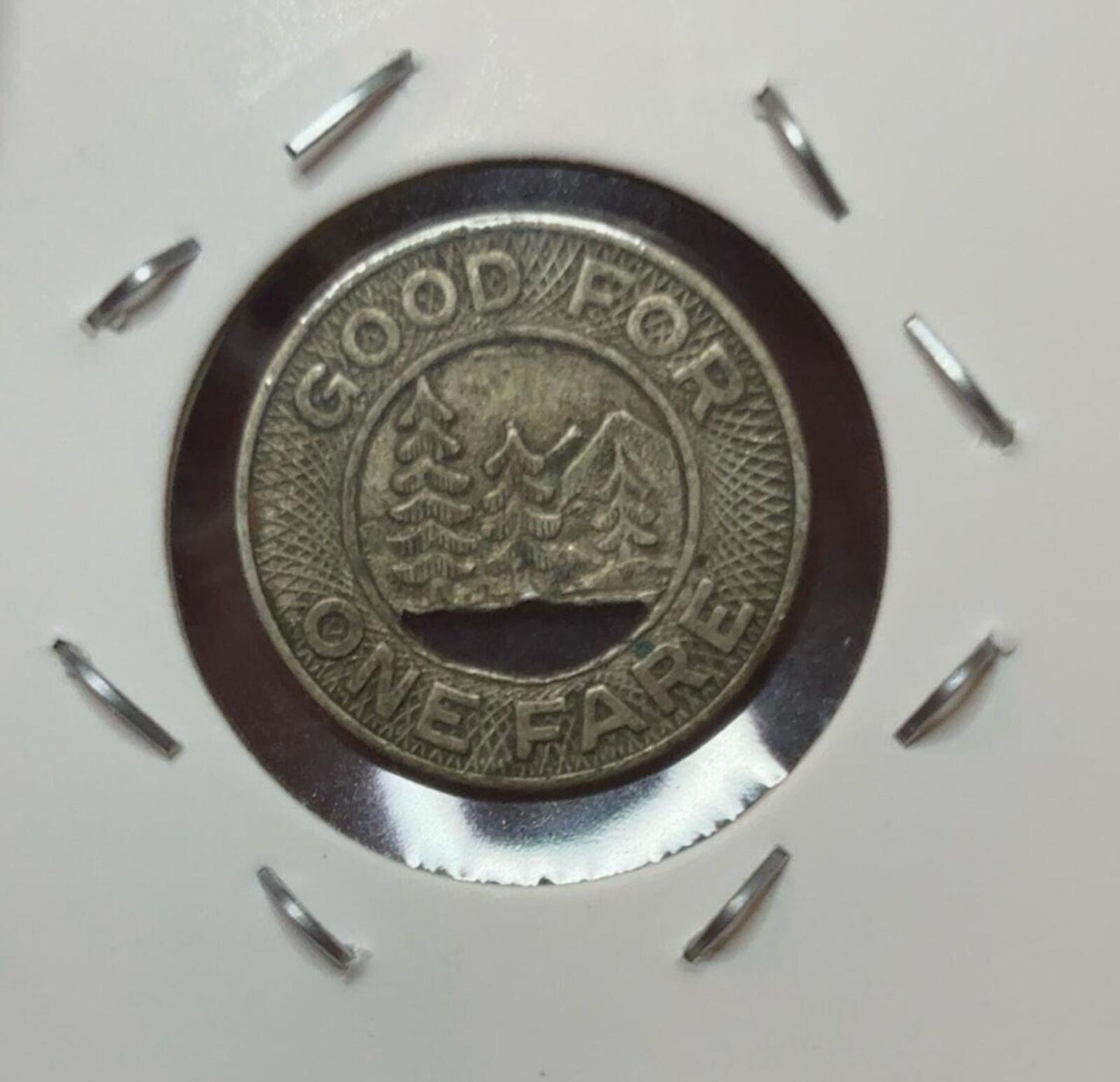 Vintage Seattle Transit Token Good For One Fare Transportation Token Washington
