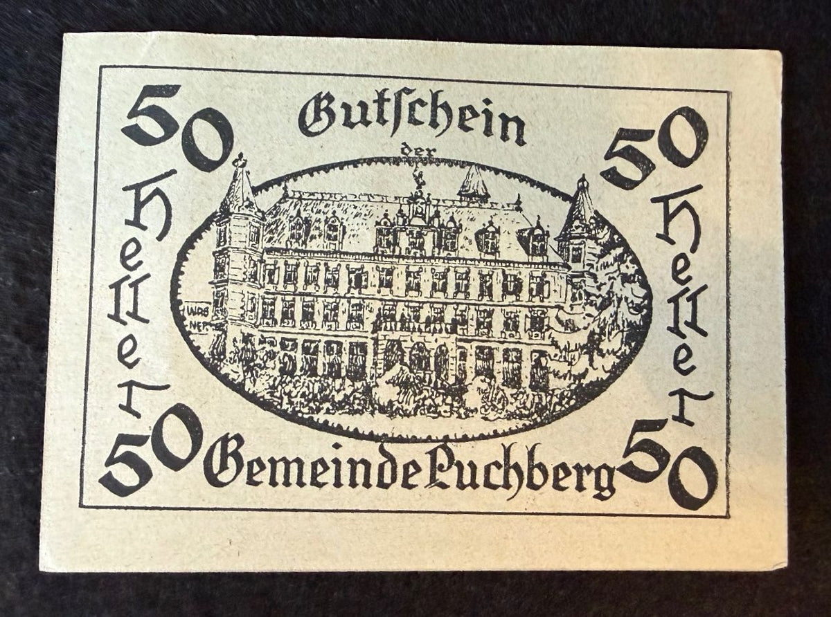 Austria Puchberg Notgeld – 10, 20 & 50 Heller Set c.1921 — product photograph 6