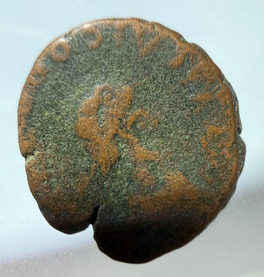 Ancient Roman Arcadius AE4 Bronze Coin c. 388-395 AD Chi-Rho Likely - 2472