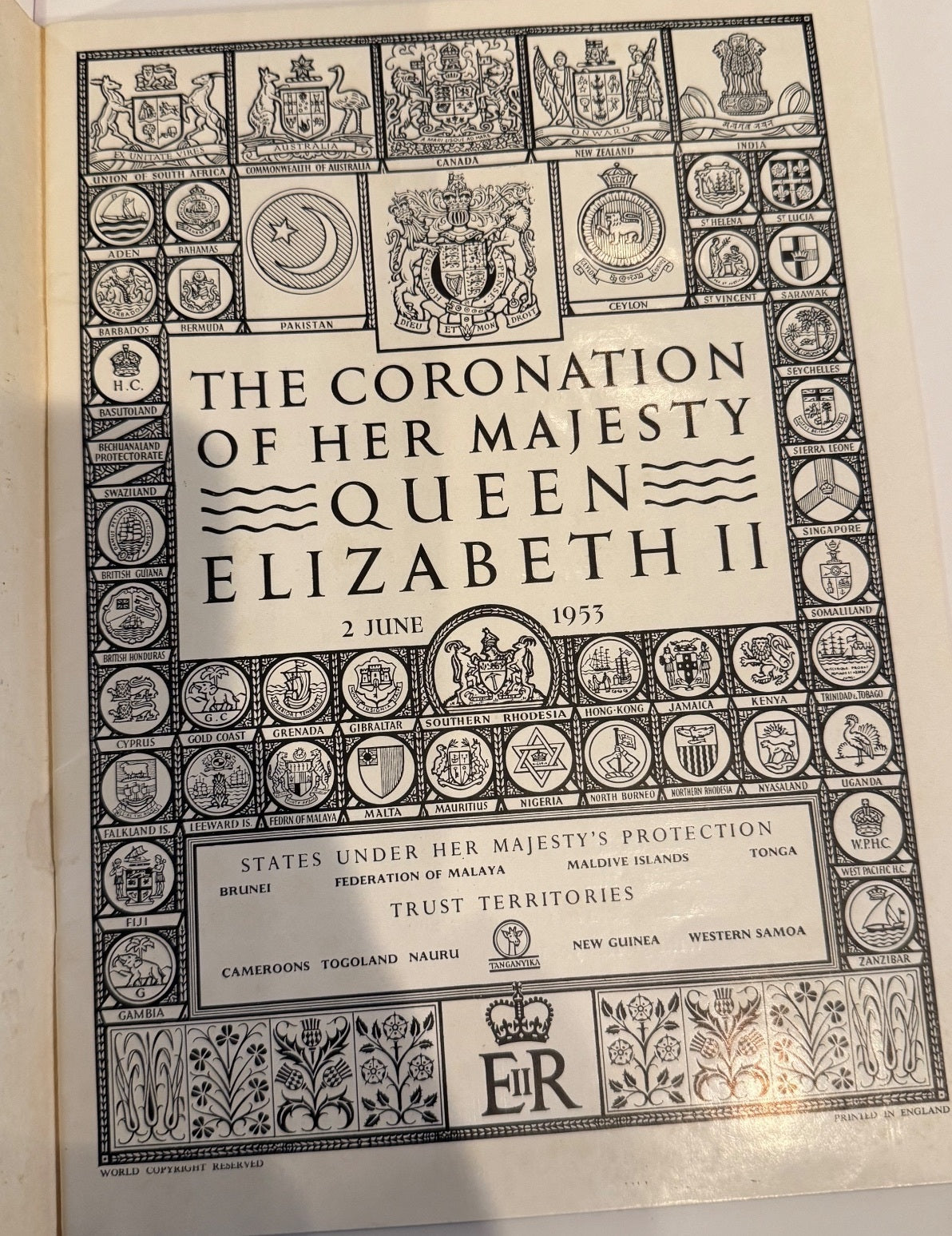 1953 Queen Elizabeth II Coronation Official Souvenir Program – alternate product view 4 of 10