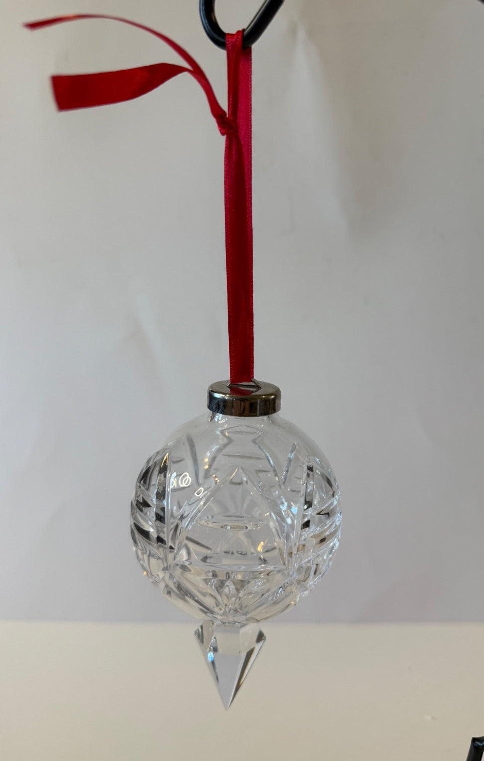 Waterford Crystal 2001 10th Annual Ball Christmas Ornament 5” Spire