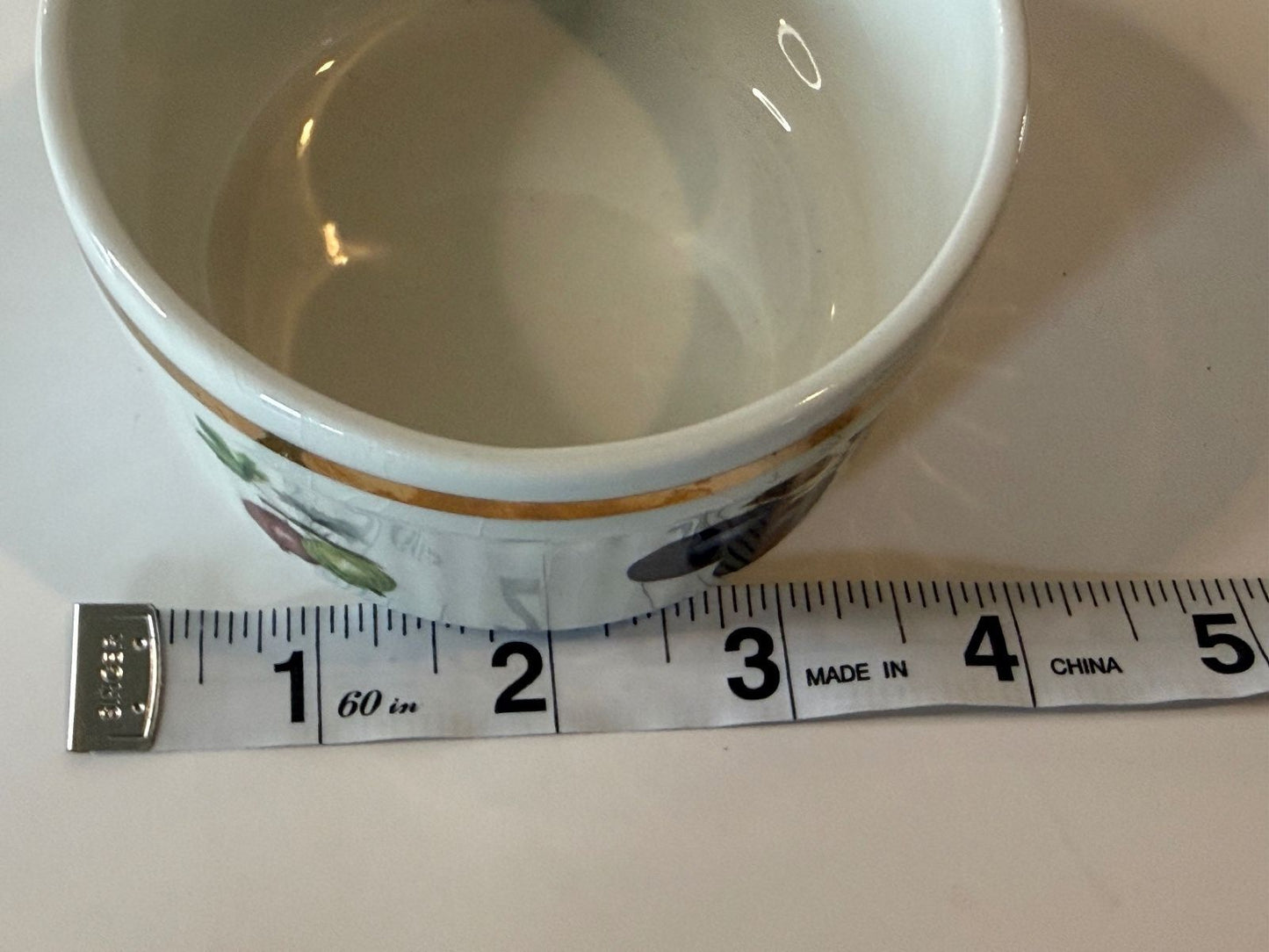 Olive Theme Serving Bowl Set Cypress Home Bowls & Salem England Ramekin 3 Pc