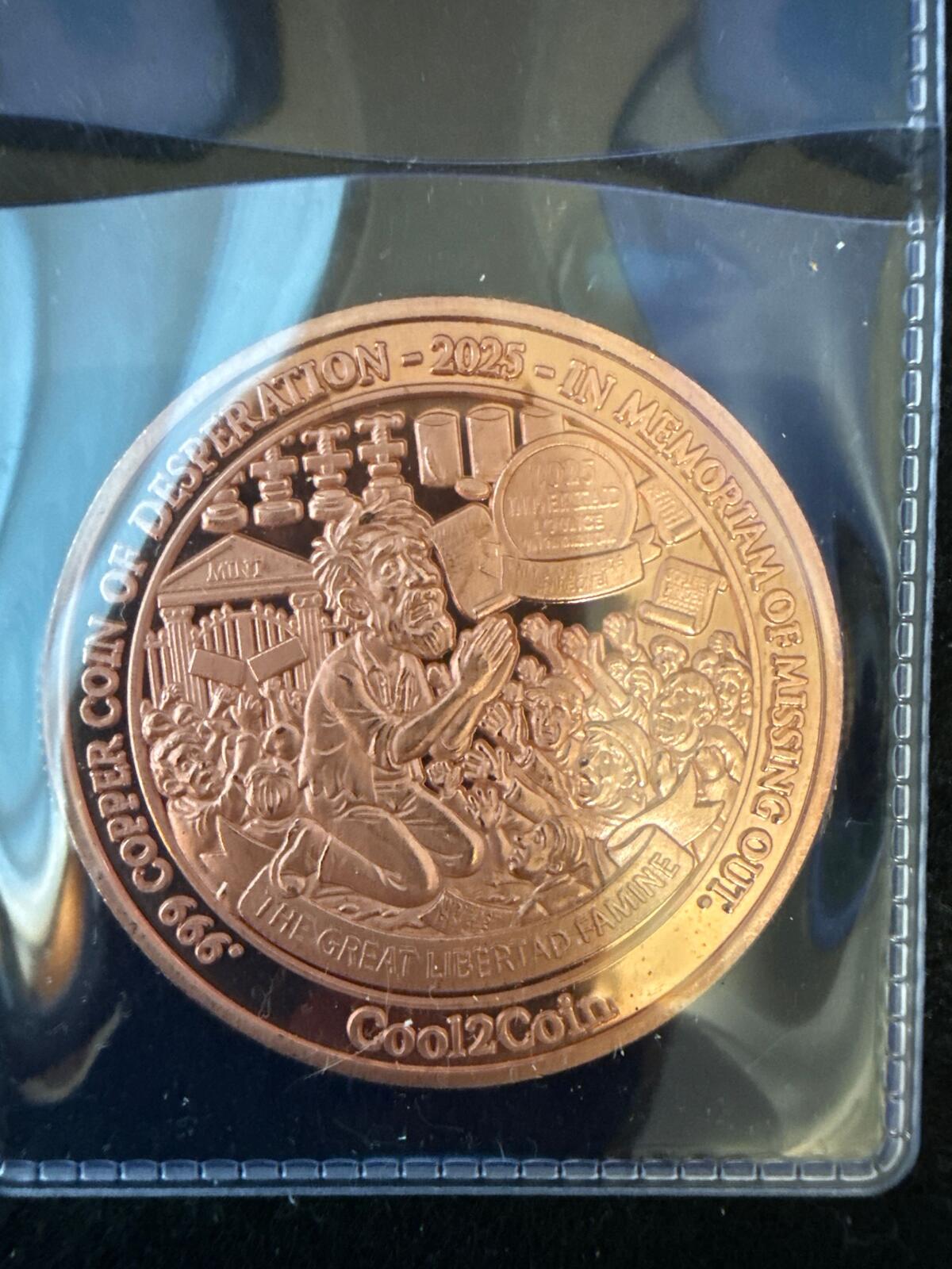 1 oz Colorized Copper Libertad Round - CB26030064