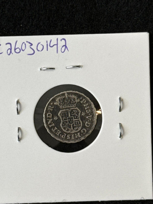 1746 M Mexico (Spanish Colonies) 1/2 Real - KM66 - XF - .917 Silver - FC26030142