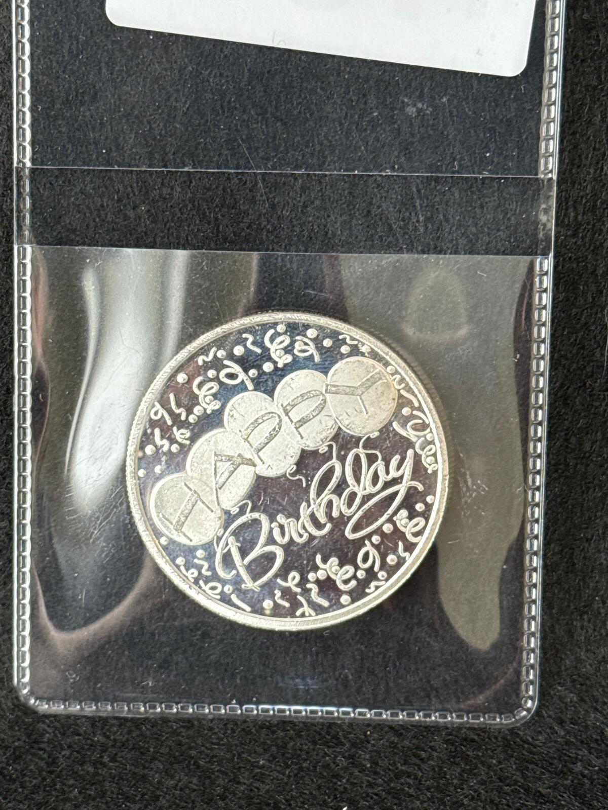 1 oz. .999 Silver Round - Happy Brithday - SB26030056