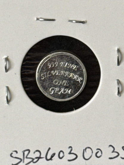 "The Coin Shack" 1 gram silver round - SB26030035