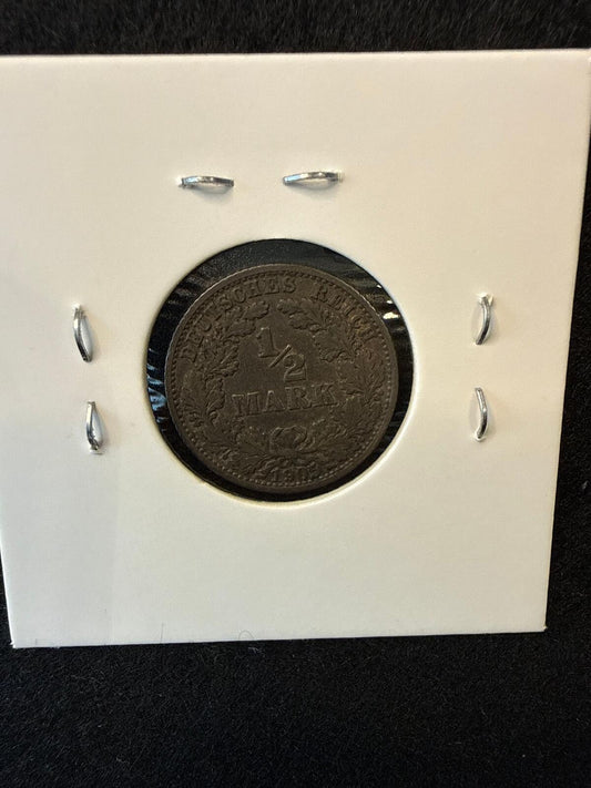 1905A German 1/2 Mark - .900 Silver - FC26030063