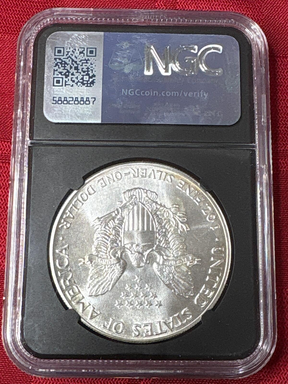 1986(S) Eagle $1 MS-69 NGC#8331271-313