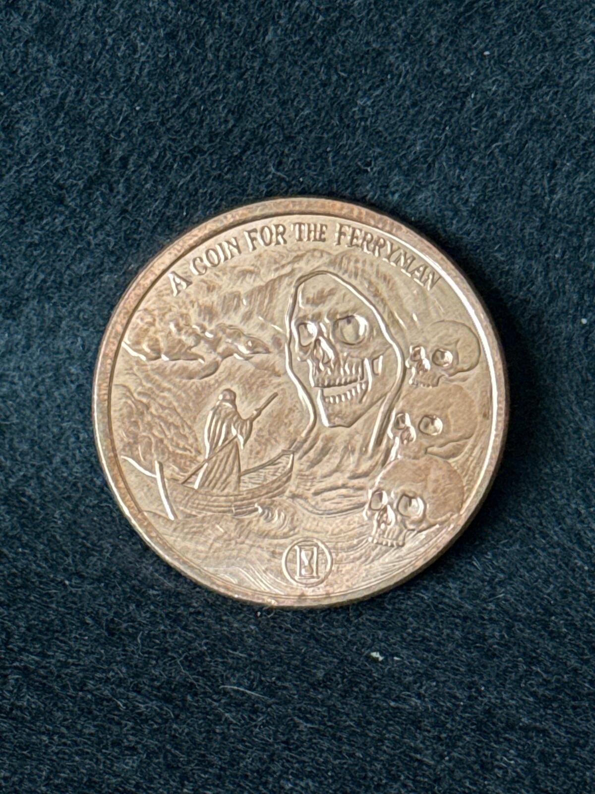 1 oz Copper Round - "Tales of Old" - Skull - CB26030040