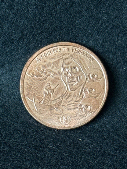 1 oz Copper Round - "Tales of Old" - Skull - CB26030040