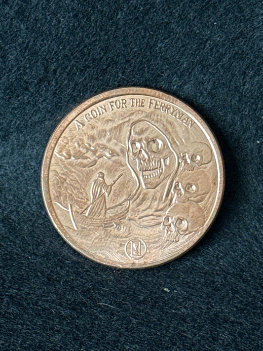 1 oz Copper Round - "Tales of Old" - Skull - CB26030040