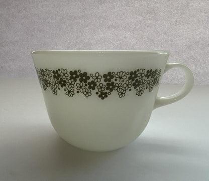 Pyrex Corning Ware Coffee Cup “Spring Blossom” Crazy Daisy - Heavy Duty Version