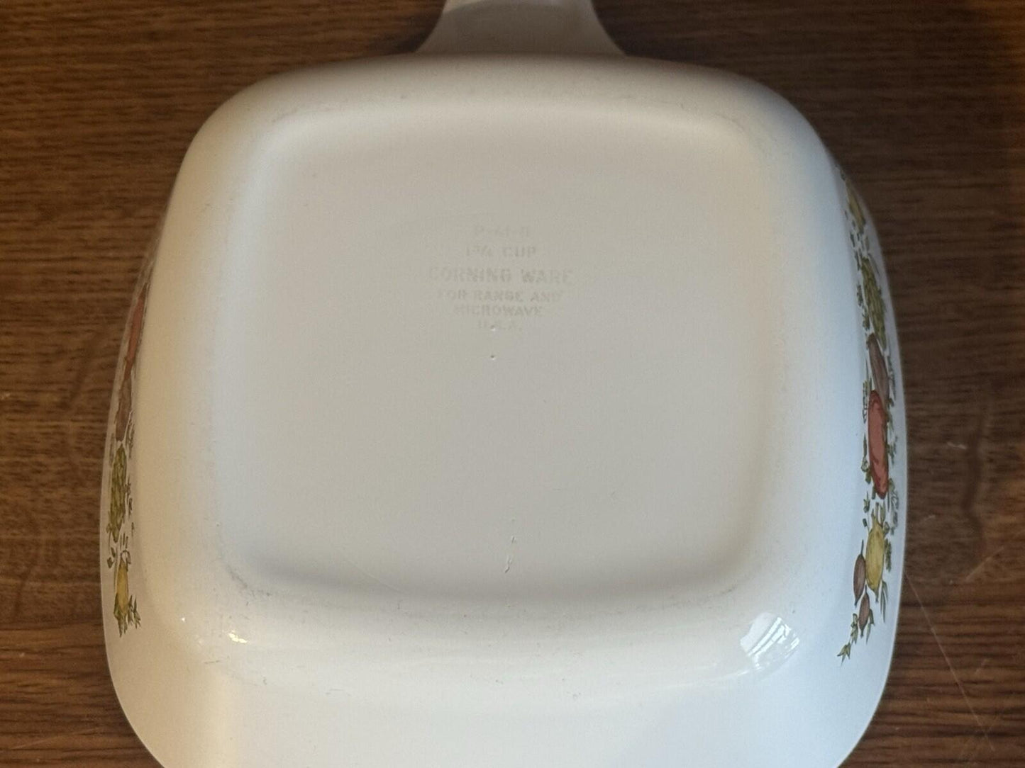 CORNING WARE Petite P-41-B 1 3/4 CUP SPICE OF LIFE - No Lid