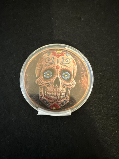 1 oz Day of the Dead colorized copper - CB26030062