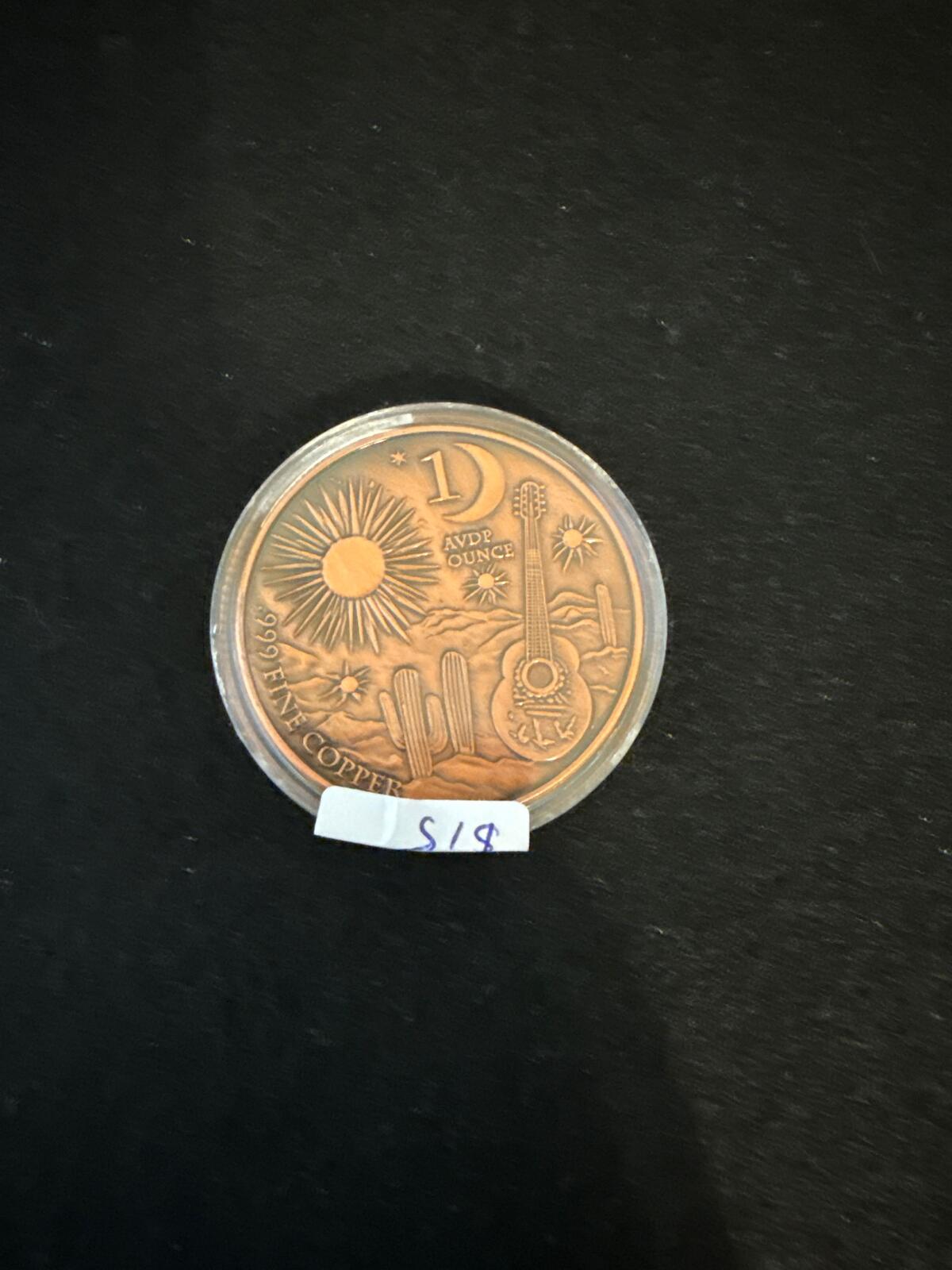 1 oz Day of the Dead colorized copper - CB26030062