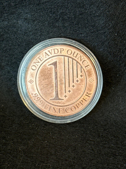 1 oz Copper Round - Schloss Guldengossa 2010 (Geiger) - CB26030029