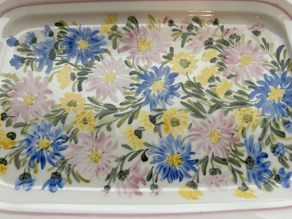 Sta Ma Cuernavaca Floral Rectangular 15” Plate