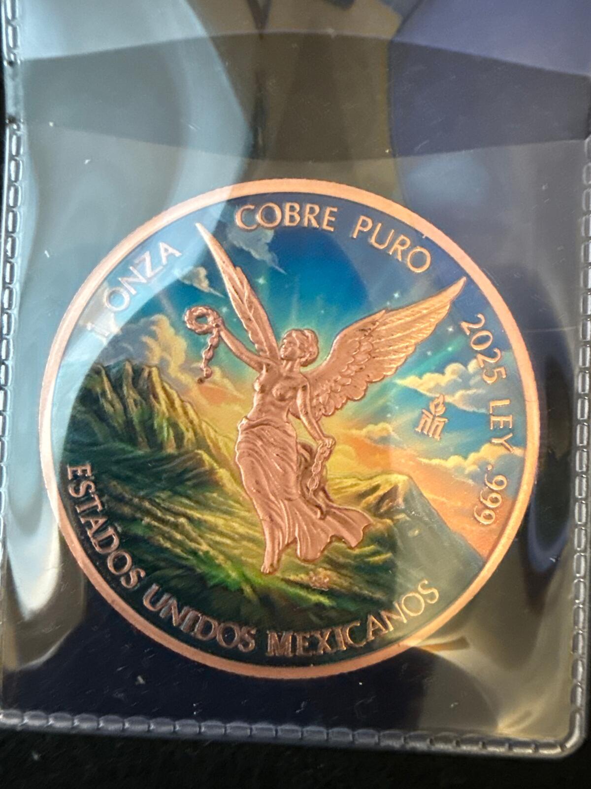 1 oz Colorized Copper Libertad Round - CB26030064