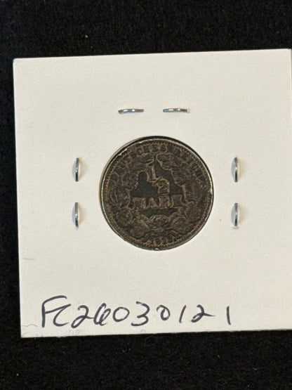 1913-J Germany 1/2 mark .900 silver *better mint mark - FC26030121