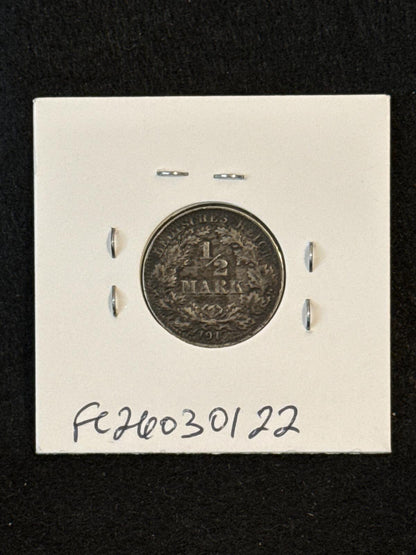 1917-A Germany 1/2 mark .900 silver - FC26030122