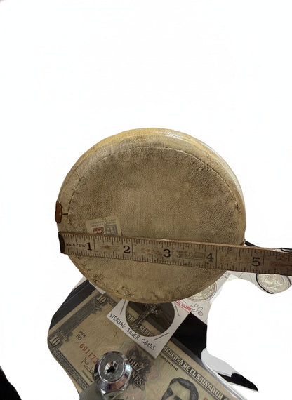 Vintage Fausto Contini Genuine Leather Sailing Ship Decanter – Florence, Italy – alternate product view 9 of 9