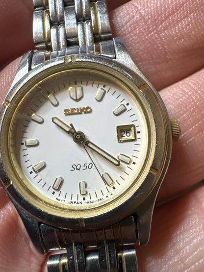 Seiko Ladies two tone watch