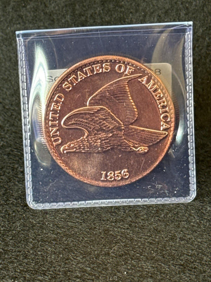 Soaring Eagle 1C 1 oz copper round - CB26030035
