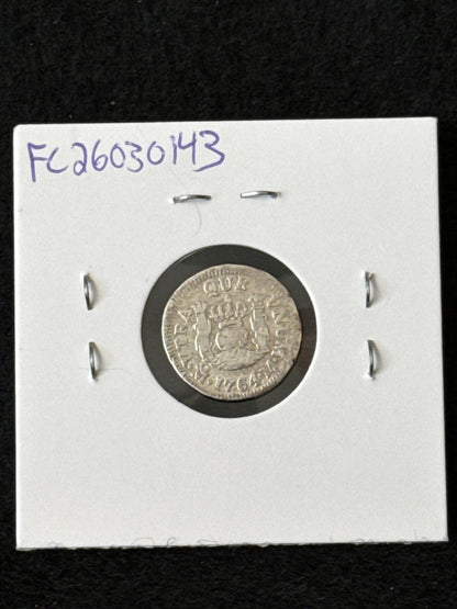 1764 Mo Mexico (Spanish Colonies) 1/2 Real - KM68 - XF - .917 Silver - FC26030143