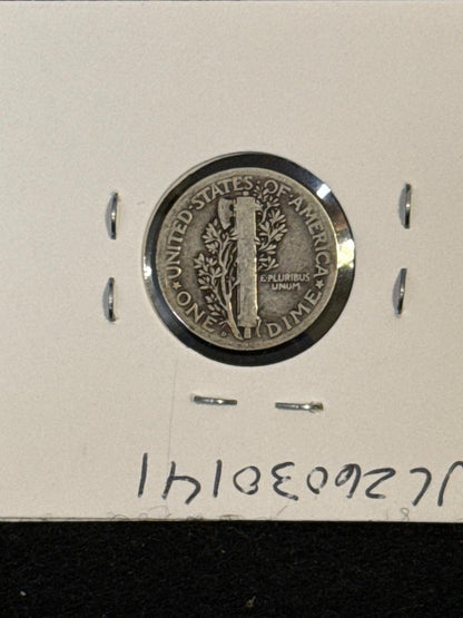 Merc Dime - 1924-D VG Condition. Key Mint Mark, very rare - UC26030141