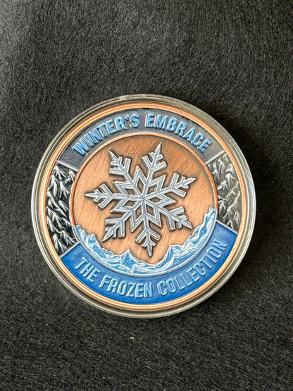 5 oz "Winter's Embrace" Colorized Copper Round - CB26030042