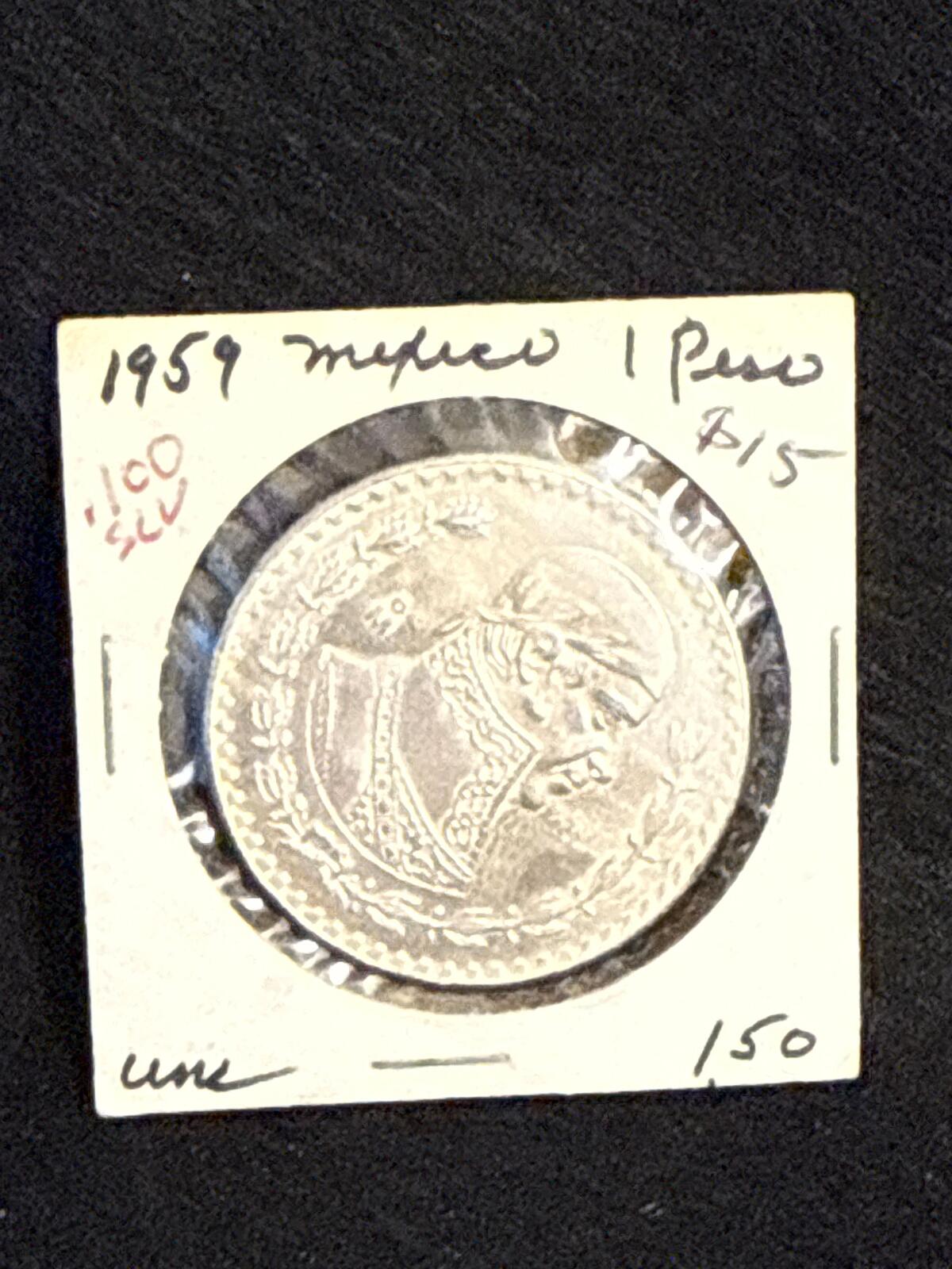 1959 Mexico 1 peso .100 silver - FC26030171