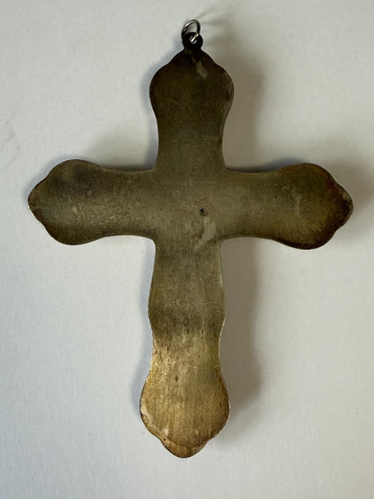 Gorham Sterling Silver Cross Christmas Ornament 1999 Strasbourg Pattern 26.9 g