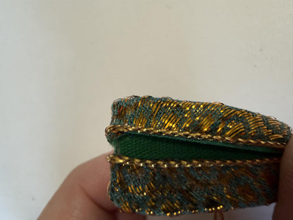 Vintage Handcrafted Christmas Ornament Lot – 9 Pieces – Beaded, Embroidered