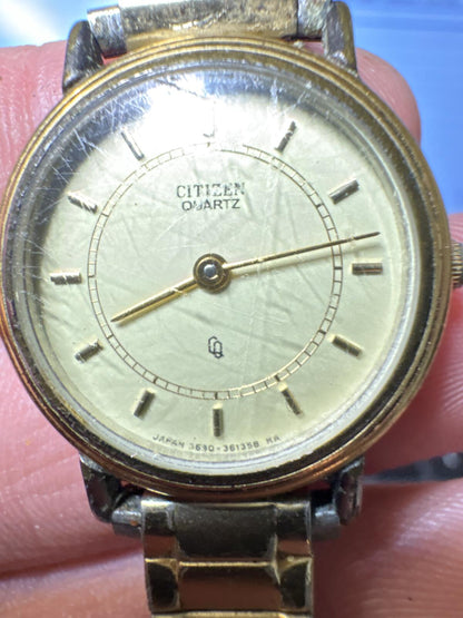 Citizen Ladies West Germany Assembled, 1982, gold tone